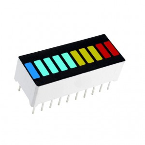 Светодиодный дисплей 10 сегментов 4 цвета