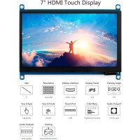 LCD дисплей 7'' IPS 1024x600 HDMI Waveshare