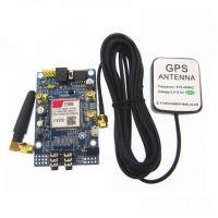 GSM/GPRS + GPS + Bluetooth модуль SIM808 с антеннами