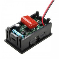 Цифровой LED вольтметр AC 70-500В - красный