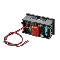 Цифровой LED вольтметр AC 70-500В - красный