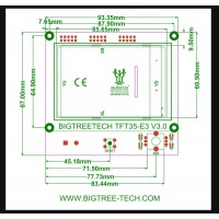 Дисплей сенсорный 32 бит Bigtreetech TFT35 E3 V30