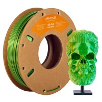 PLA Silk Dual-Color 1,75 мм 200 гр (Eryone) Желтый - Зеленый