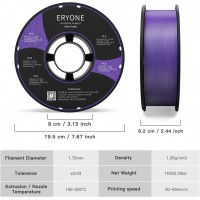 PLA Galaxy Purple1,75 мм 1 кг (Eryone) мерцающий фиолетовый