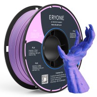 PLA Matte Dual Color 1,75 мм 1 кг (Eryone) фиолетовый-синий матовый