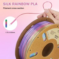 PLA Candy Rainbow 1,75 мм 1 кг (Eryone) разноцветный