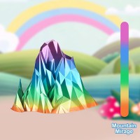 PLA Silk Rainbow Mountain Mirage 1,75 мм 1 кг (Eryone) Разноцветный