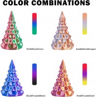 Набор из 4 катушек 0.25 кг пластика PLA Silk Tri Color 1,75 мм (Eryone) разных цветов - Тип 4