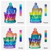 Набор из 4 катушек 0.25 кг пластика PLA Silk Rainbow 1,75 мм (Eryone) разных цветов