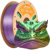 PLA Silk Tri-Color 1,75 мм 1 кг (Eryone) Золотой - Зеленый - Фиолетовый