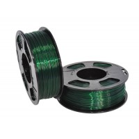 GF PETG Emerald Transparent 1,75 мм 1 кг (u3print) изумруд