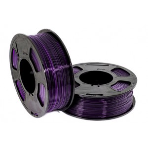 Пластик для 3D принтера GF PETG PURPLE 1,75 мм 1 кг (u3print) фиолетовый прозрачный
