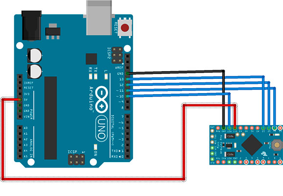 Схема соединений Arduino
