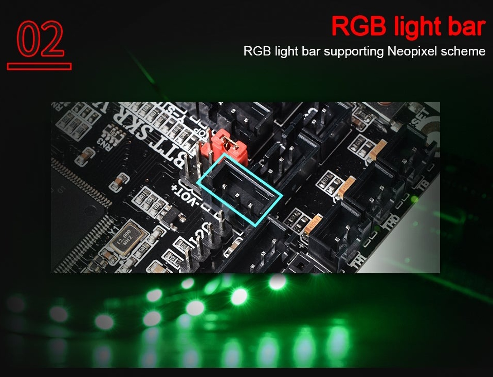 BigTreeTech SKR V.1.4 Подключение подсветки RGB