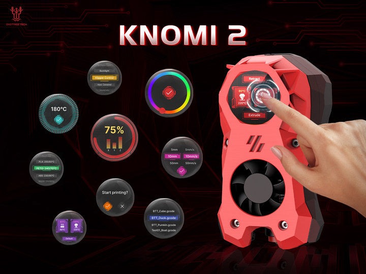 KNOMI v2 - Полноценный дисплей с тачскрином