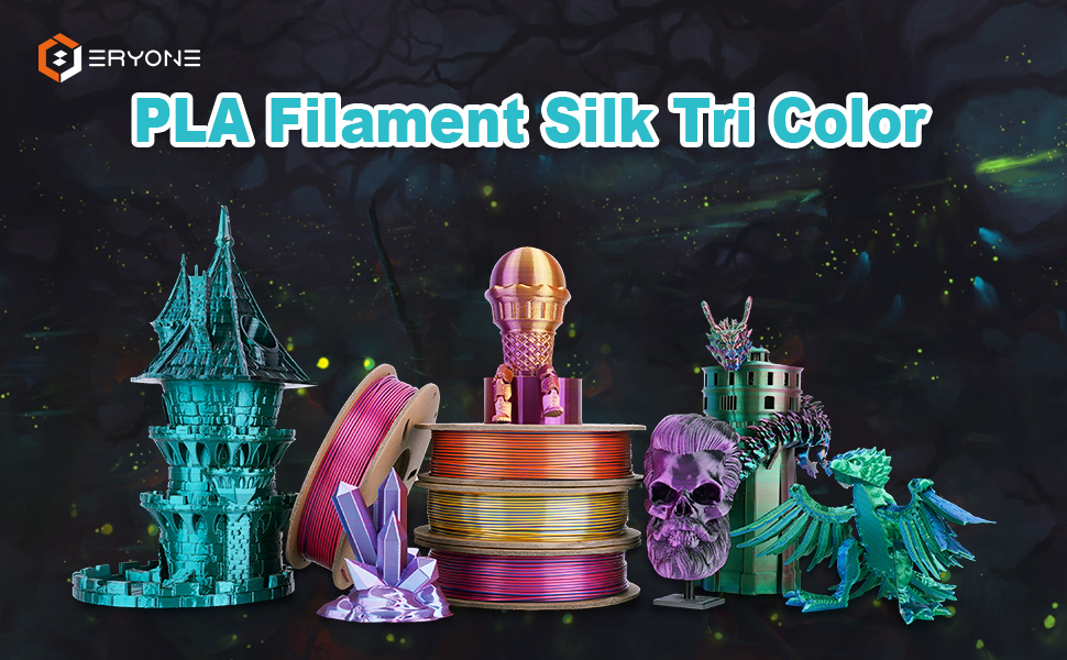 PLA Silk Tri-Color Eryone