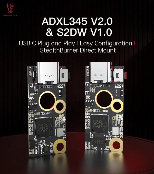 Модули акселерометра BigTreeTech ADXL345 v.2.0 / S2DW V1.0